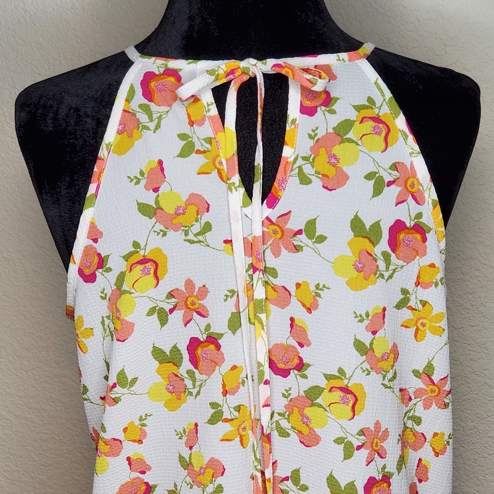 Papermoon Floral Keyhole-Front Top.  NWOT - Picture 4 of 7
